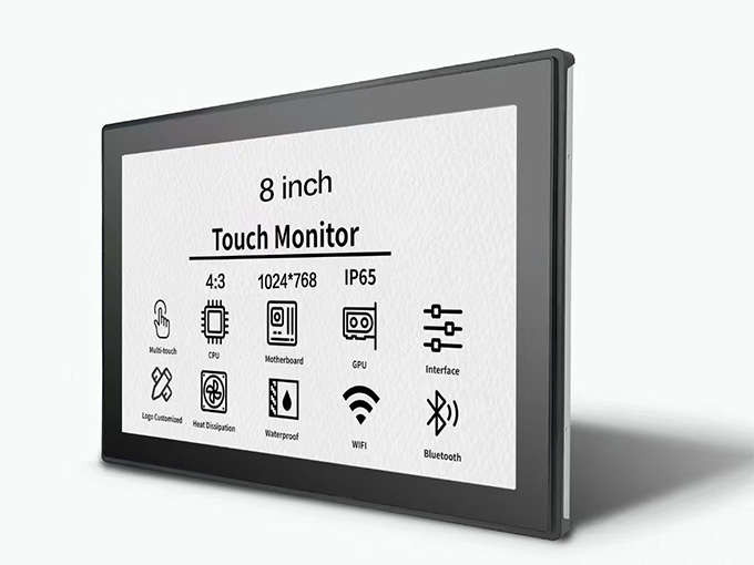 8 Inch Open Frame Monitor for Industrial Automation Equipment