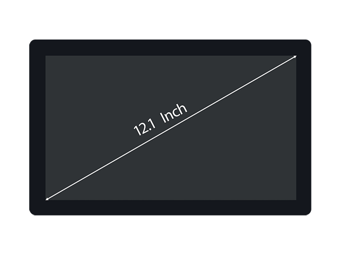 12.1 Inch Open Frame Touchscreen Monitor